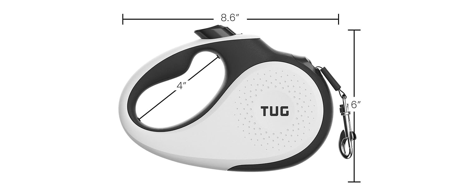 TUG 360° Tangle-Free Retractable Dog Leash