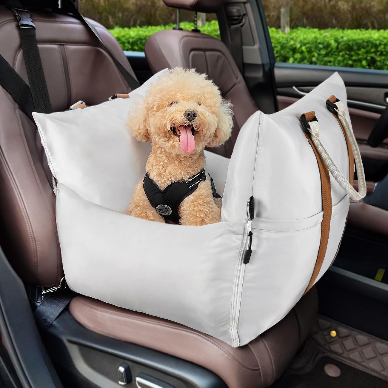 Dog Car Seat for Small Dog Soft Dog Booster Car Seat under 25lb