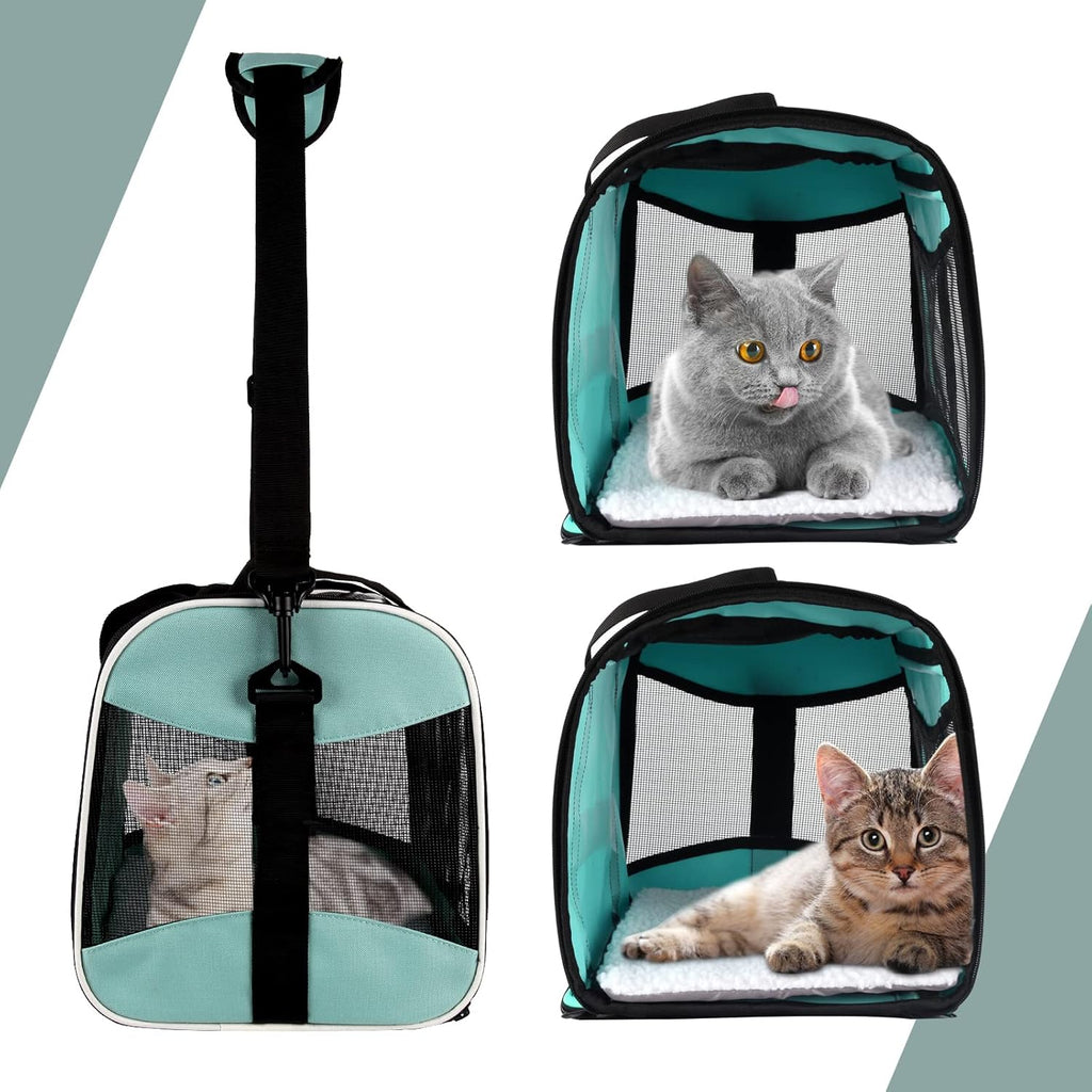 Pet Travel Carrier  Soft-Sided Cat Bag Airline Approved