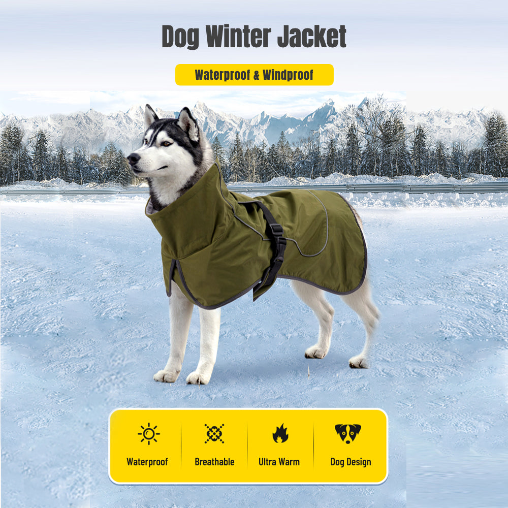 Winter Warmth Double-Layer Dog Jackets