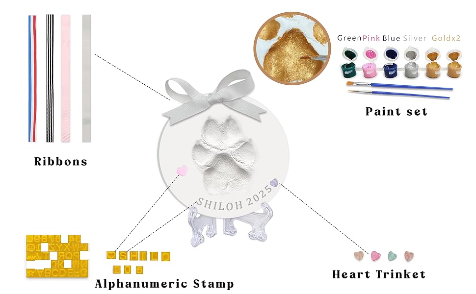 Paw Print Kit for Dog or Cat (Makes 2)