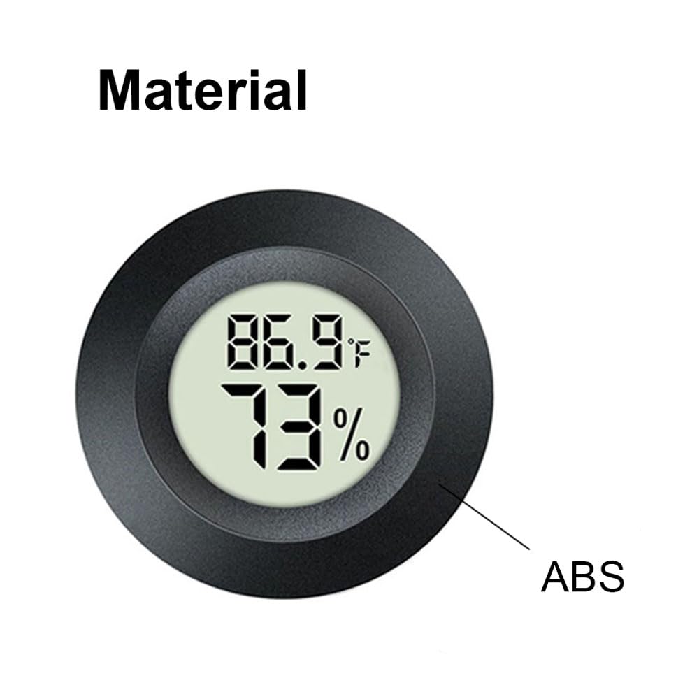 2 Pack Mini Digital Hygrometer Thermometer Gauge