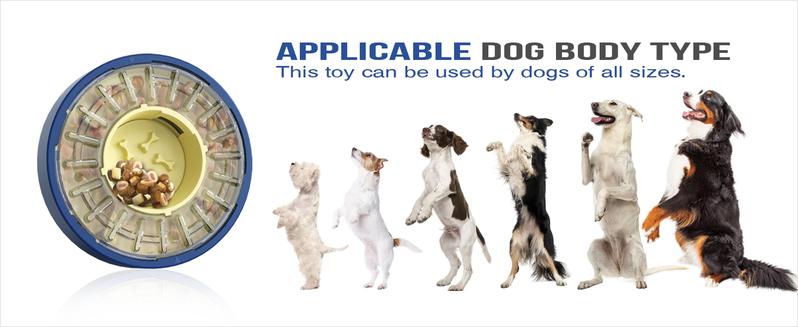 Dog Spinning Slow Feeder Puzzle Bowl