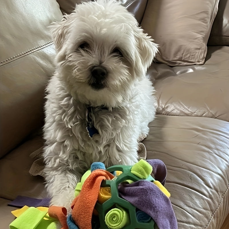 Triggering Fun Interactive Treat Hiding Dog Puzzle Ball
