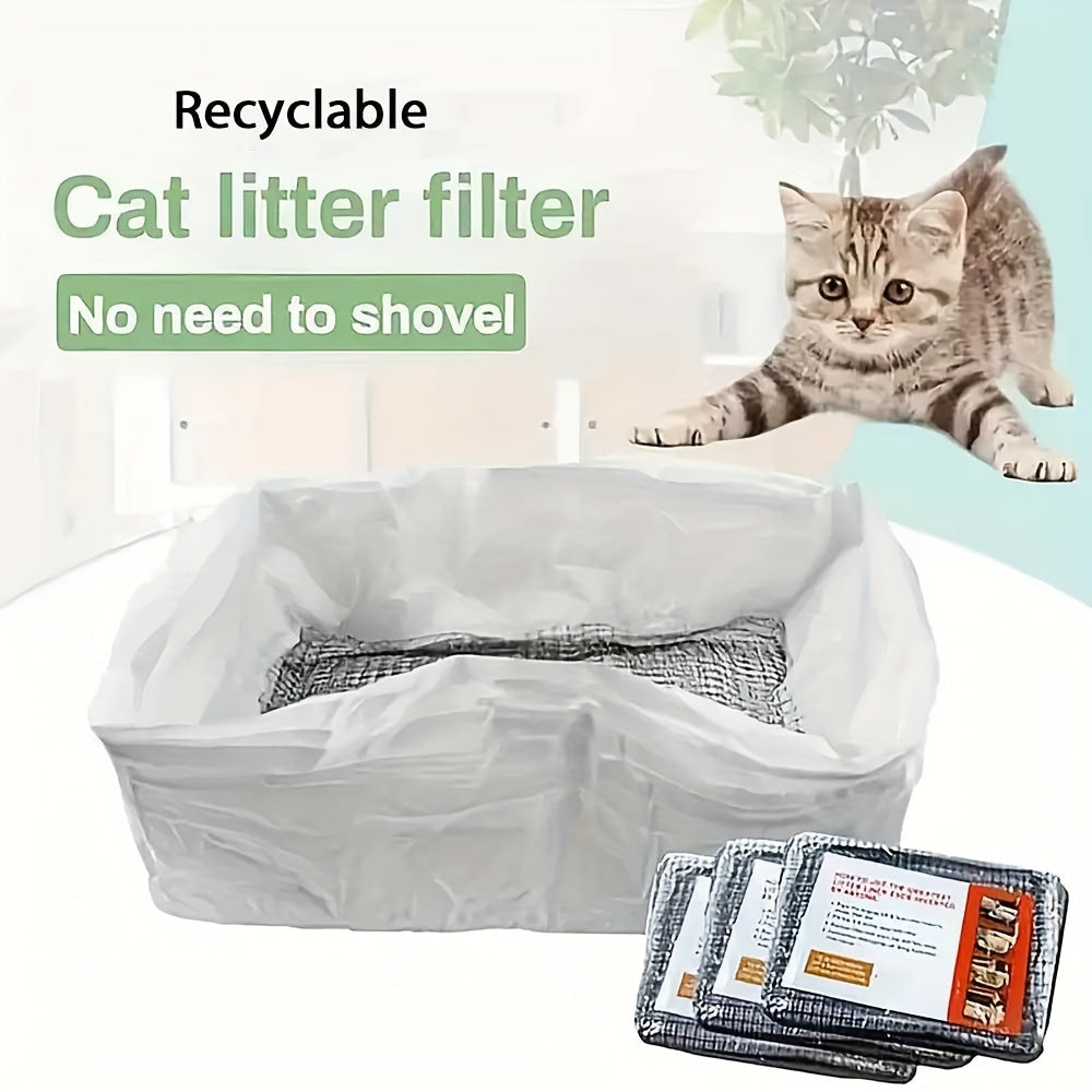 10pcs Reusable Cat Feces Filter