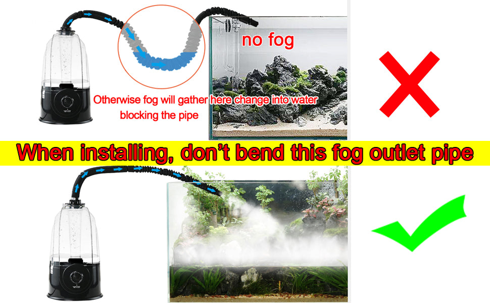 Coospider 3L Reptile Fogger Humidifier