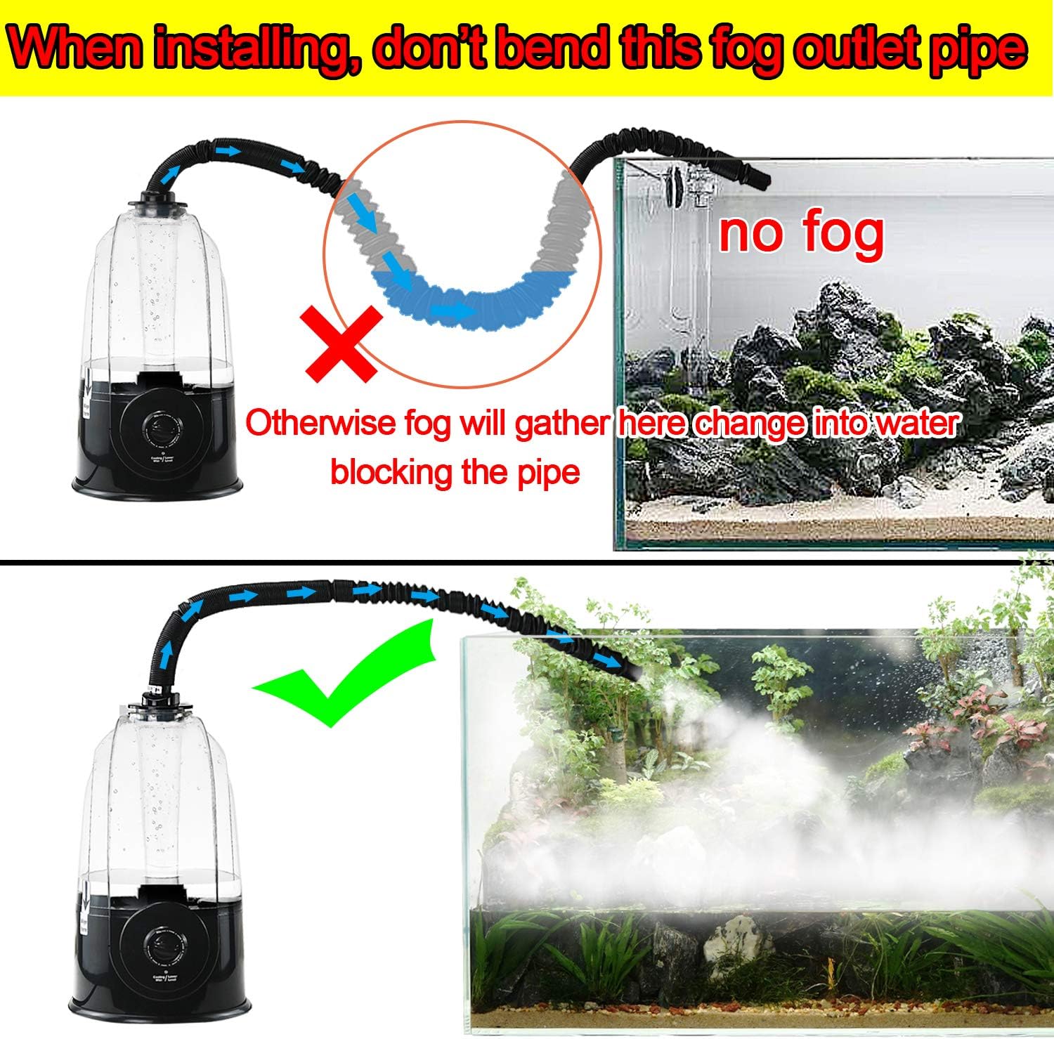 Coospider 3L Reptile Fogger Humidifier