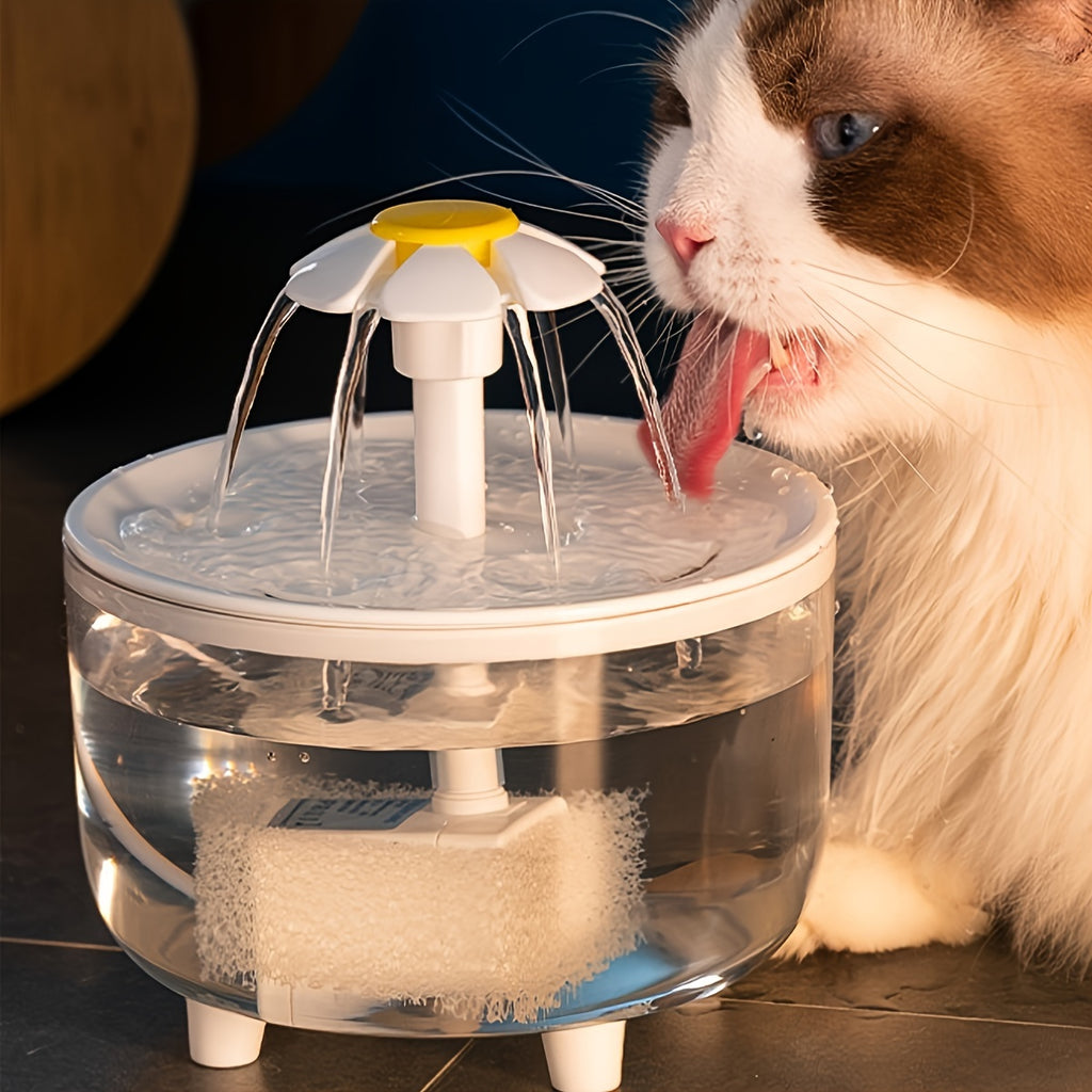Whisper Quiet 1pc 1.5L Usb-Powered Pet Water Fountain | Automatic Circulation