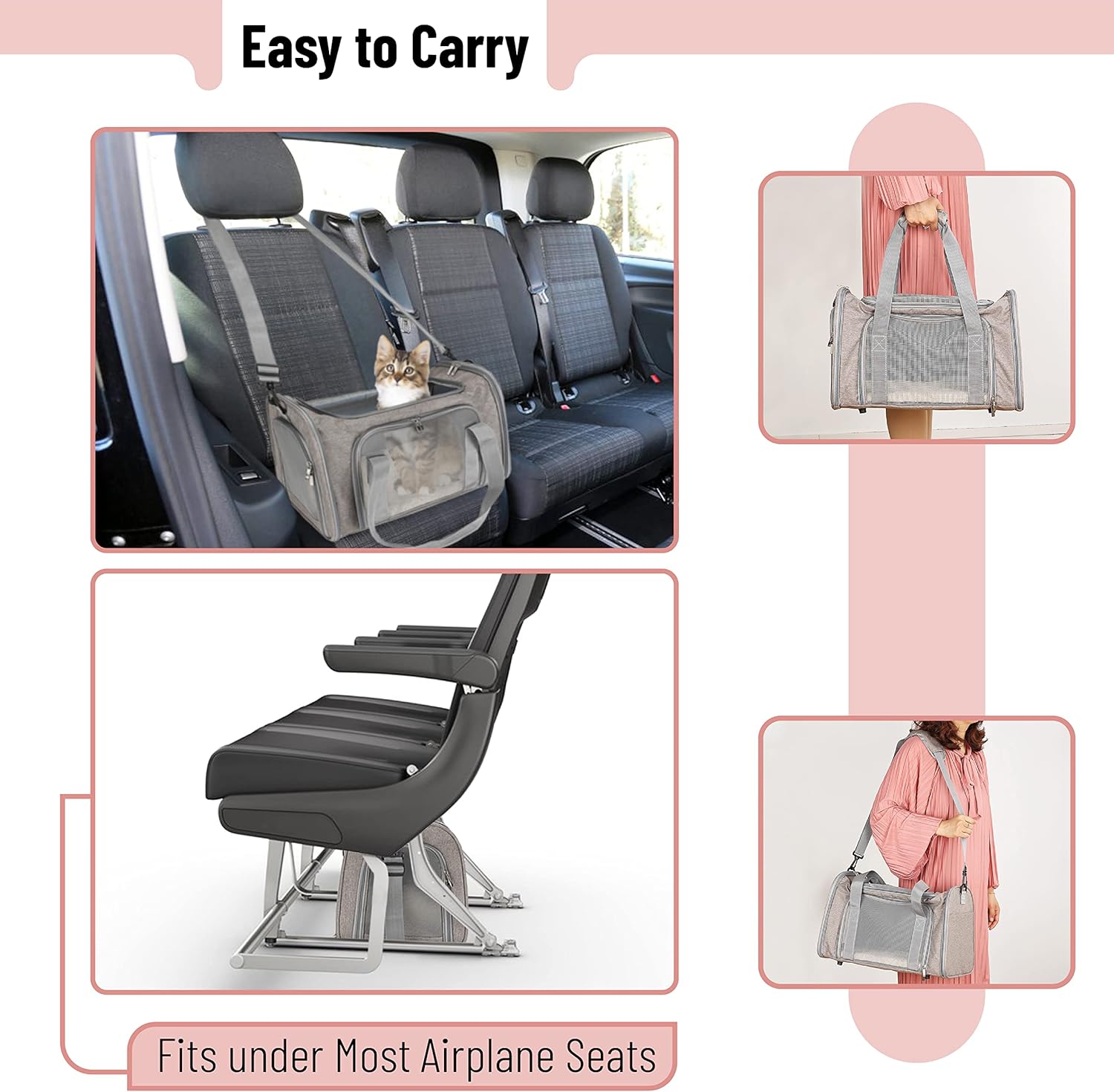 Pet Carrier Dog Carrier Soft Cat Carrier