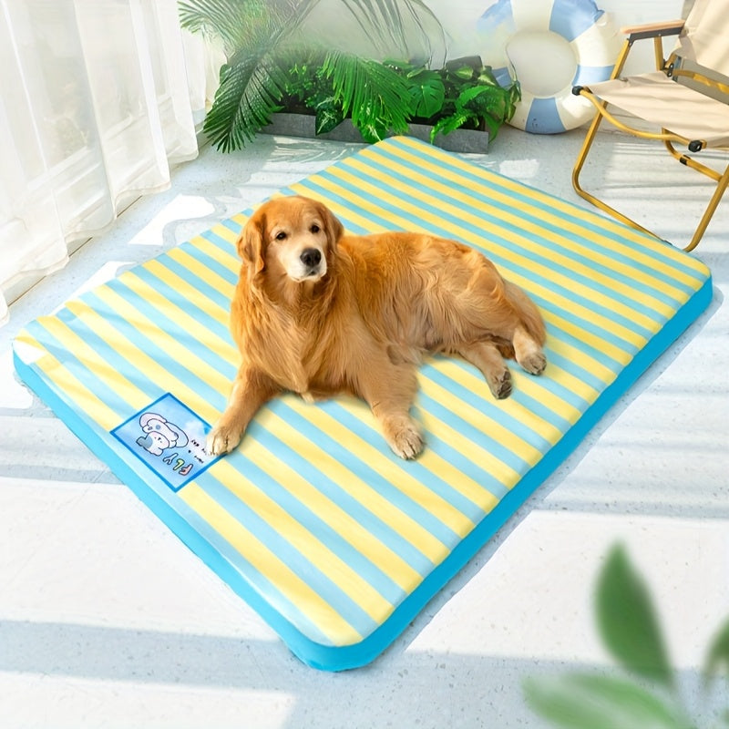 Portable Washable Striped Cooling Pet Mat
