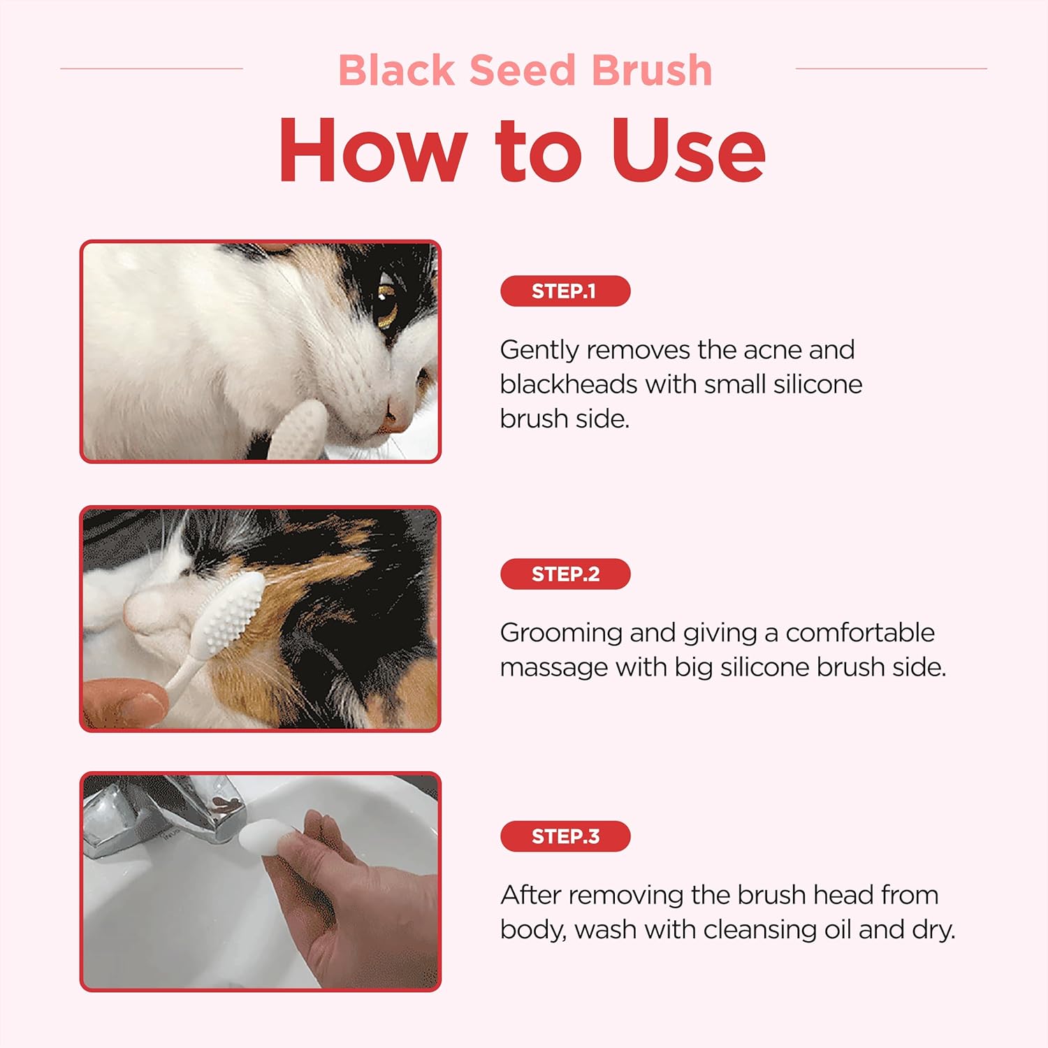 PET Black Seed Brush