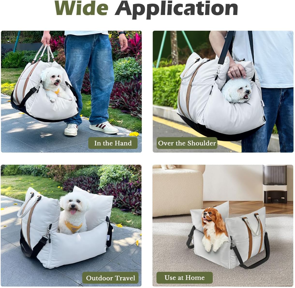 Dog Car Seat for Small Dog Soft Dog Booster Car Seat under 25lb