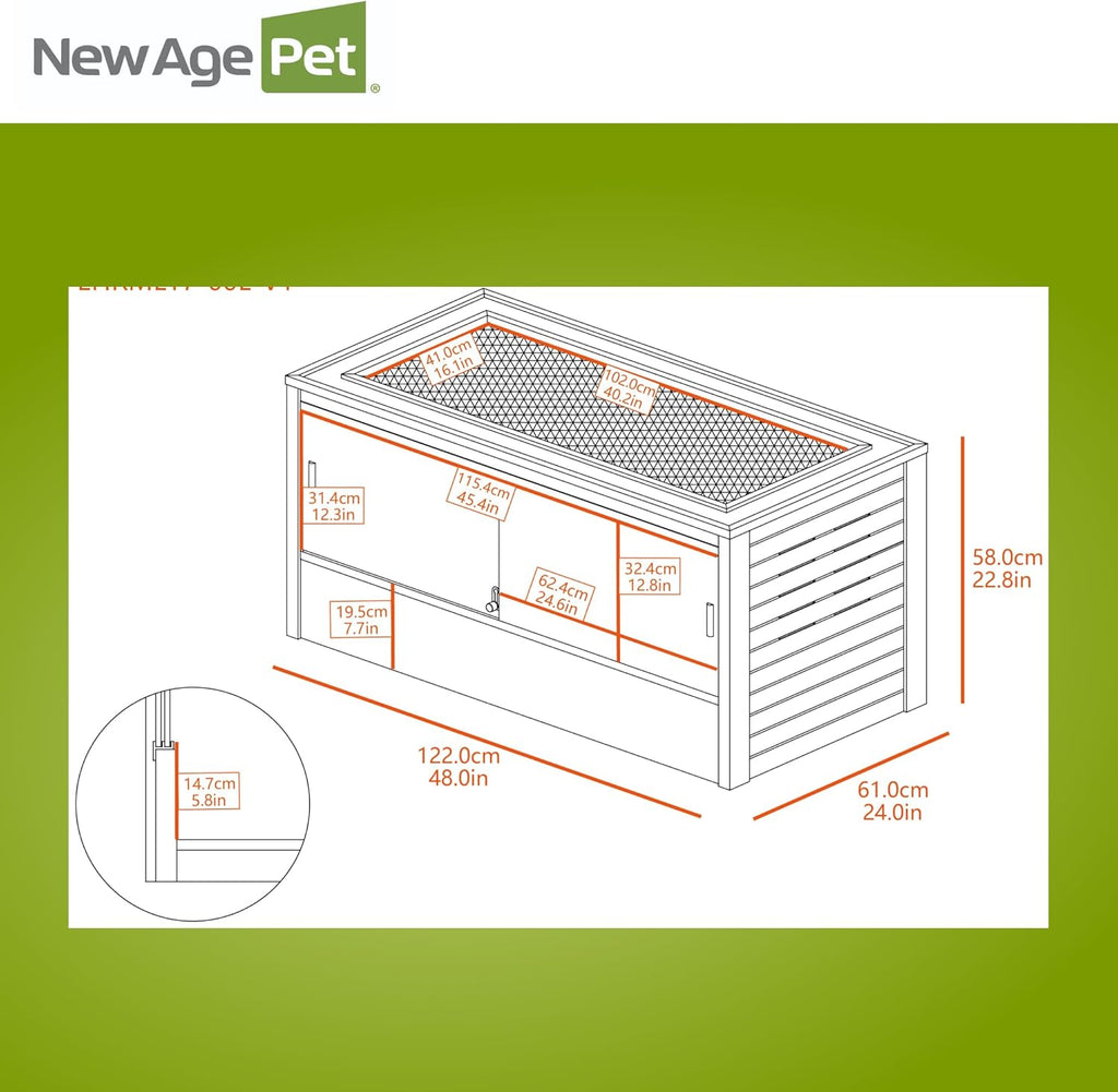 New Age Pet ECOFLEX 48-Inch Mojave Reptile Lounge