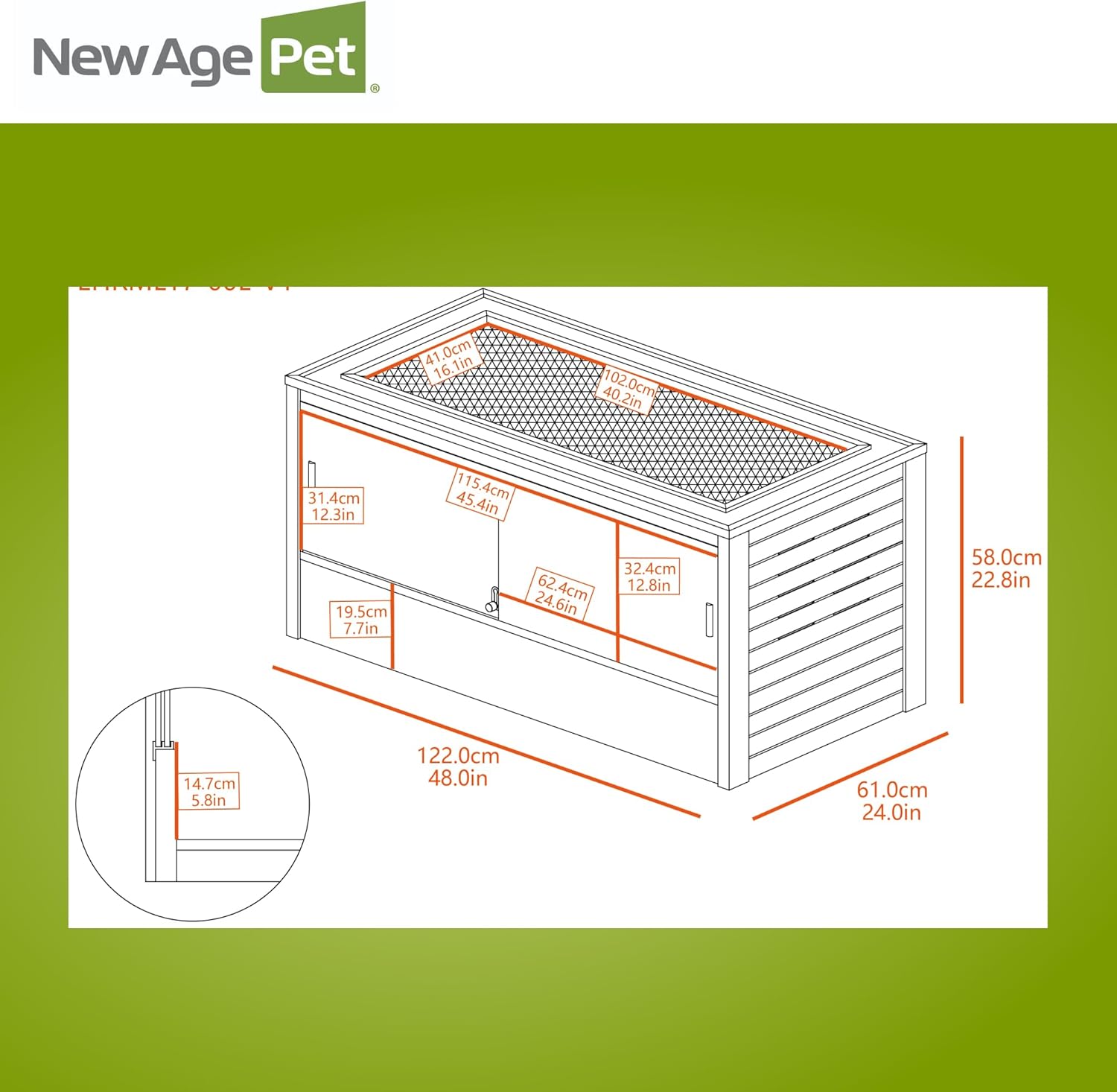 New Age Pet ECOFLEX 48-Inch Mojave Reptile Lounge
