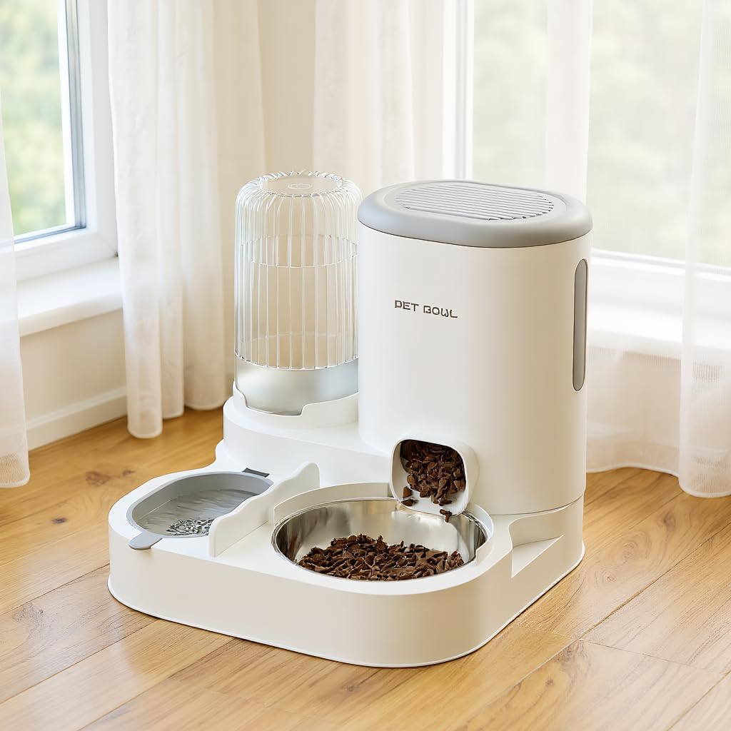 Automatic Cat Feeder & Water Dispenser