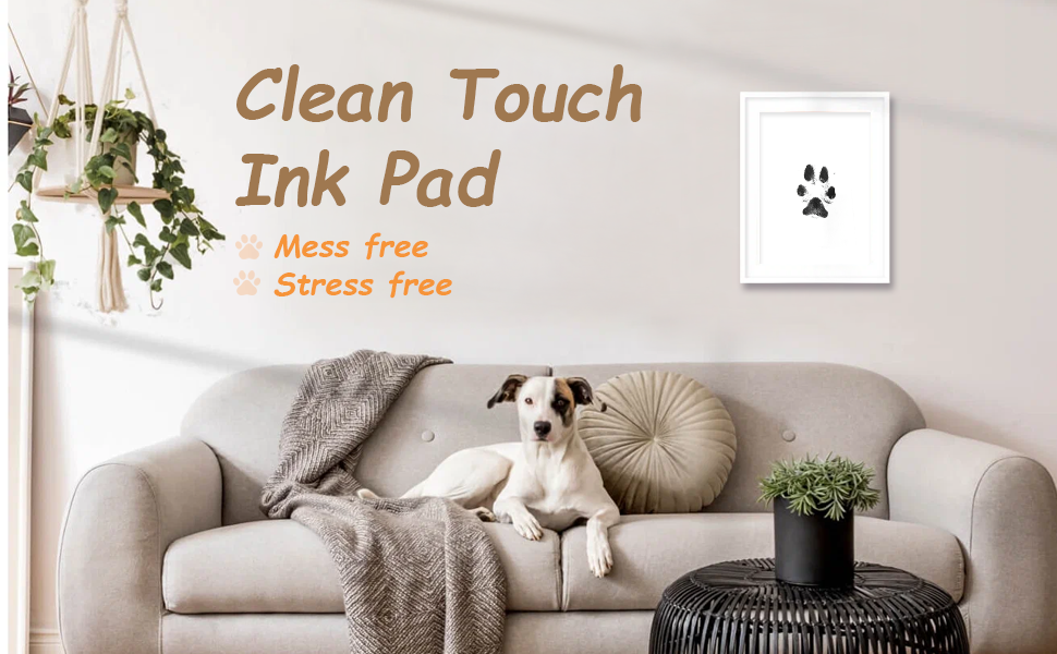 Inkless Paw Print Kit Dog Paw Print Kit Dog Nose Print Kit Clean Touch Ink Pads and Imprint Cards