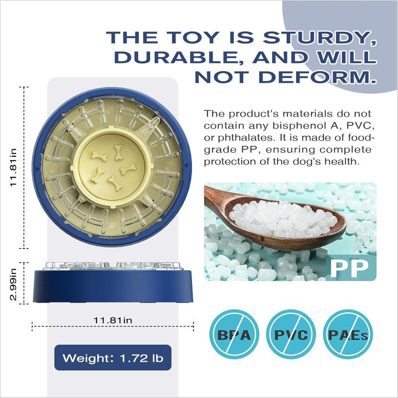 Dog Spinning Slow Feeder Puzzle Bowl