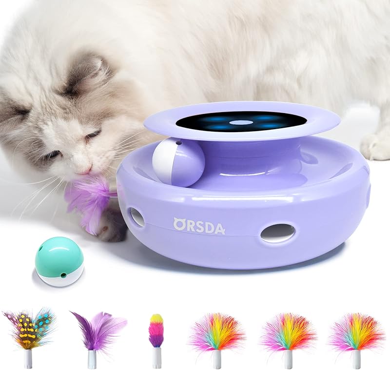 2in1 Interactive Toys for Indoor Cats