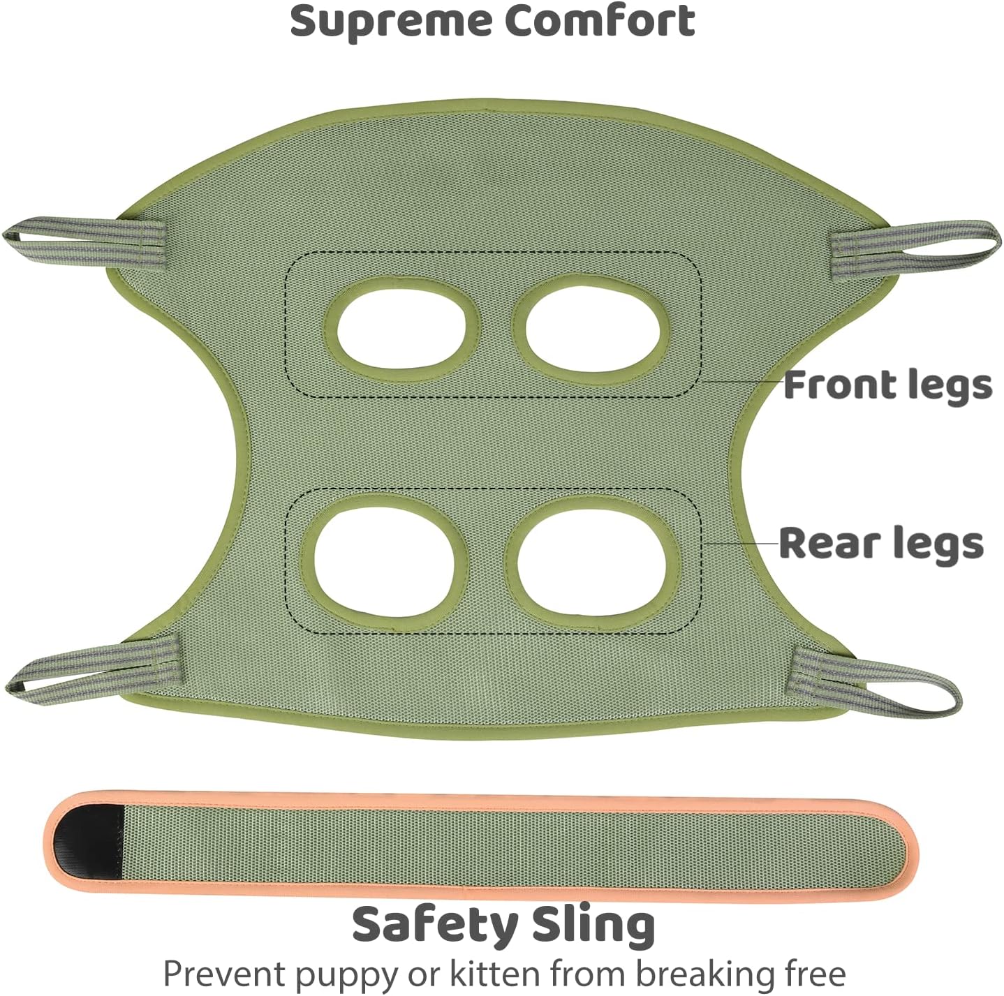 Cat Grooming Hammock Harness for Cats