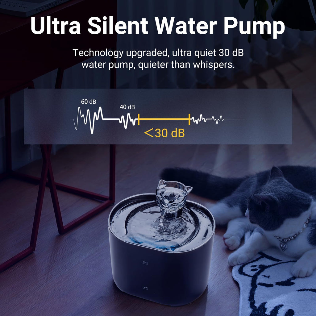 2.2L/74oz Cat Water Fountain