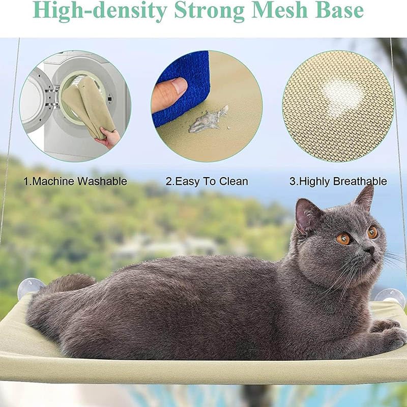 at Bed Window Cat Hammock