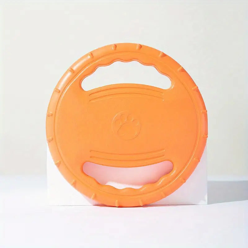 Chew-Resistant Durable Dog Training Flying Disc - Teeth Cleaning Rope Knot Toy for All Breeds