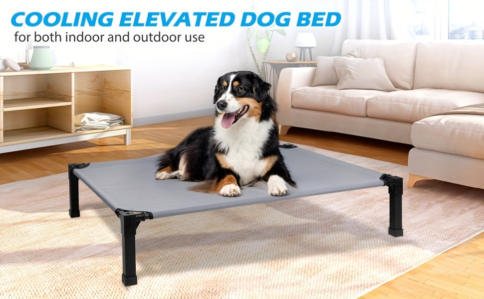 Cooling Elevated Dog Bed with Washable Breathable Mesh