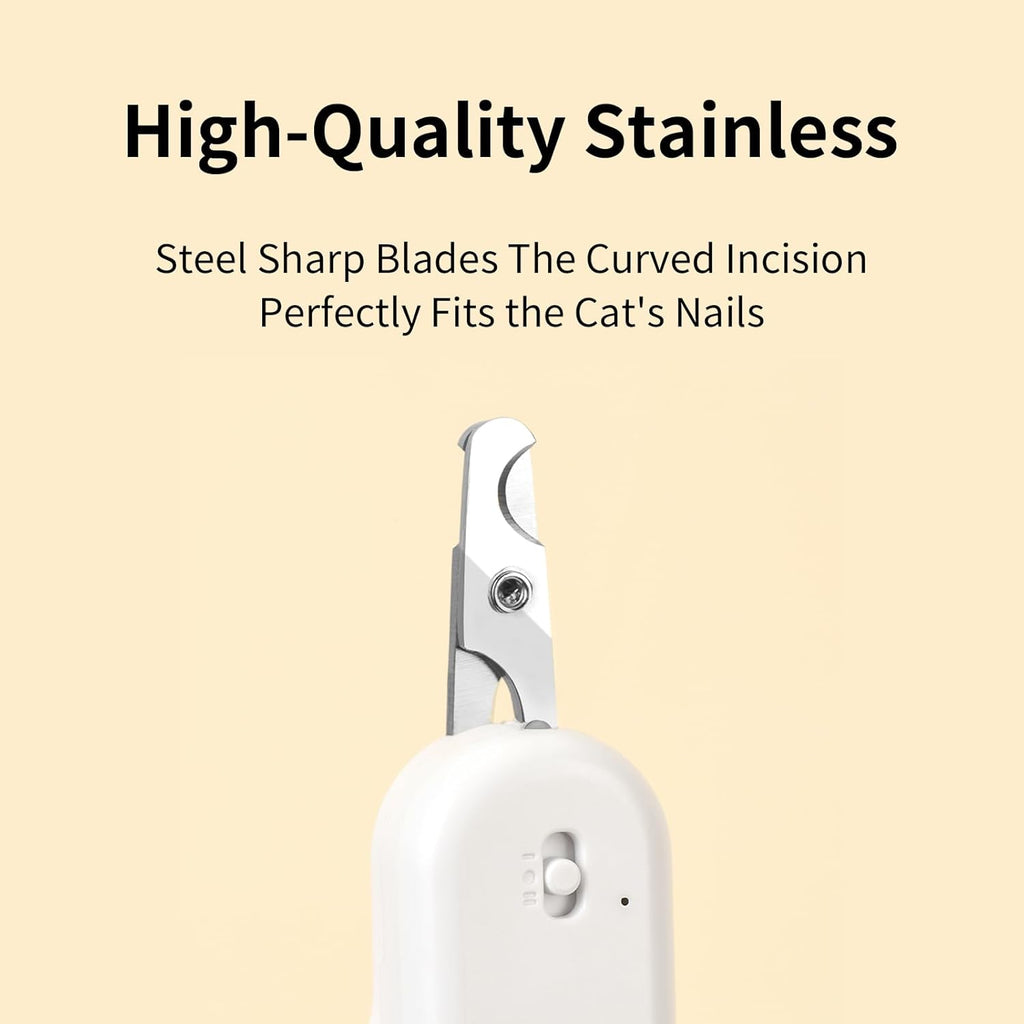 Pet Nail Clipper with LED & -U-V Light