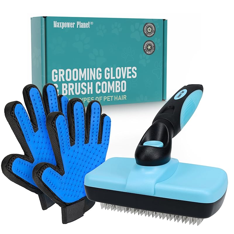 Planet Original Pet Grooming Rake - Double-Sided Deshedding Dematting Tool