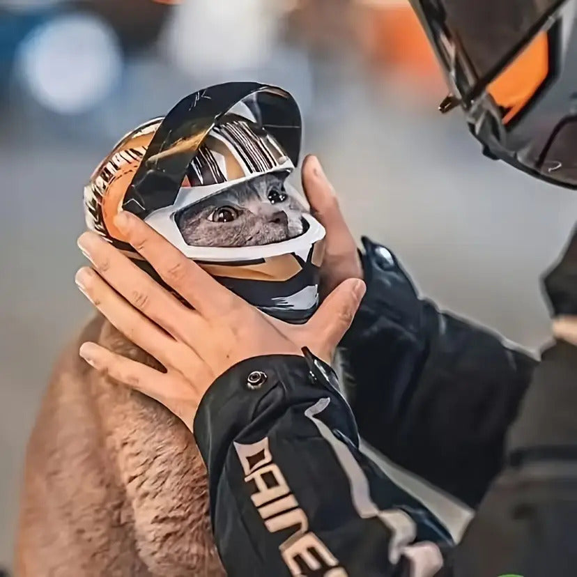 Cool Cat Professional Pet Motorcycle Helmet