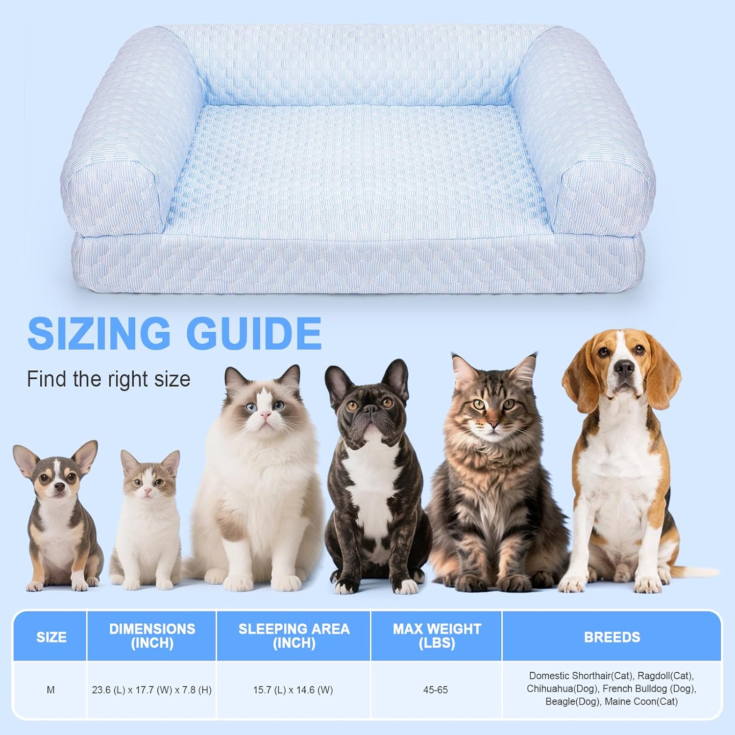 Summer Cooling Pet Sofa Bed