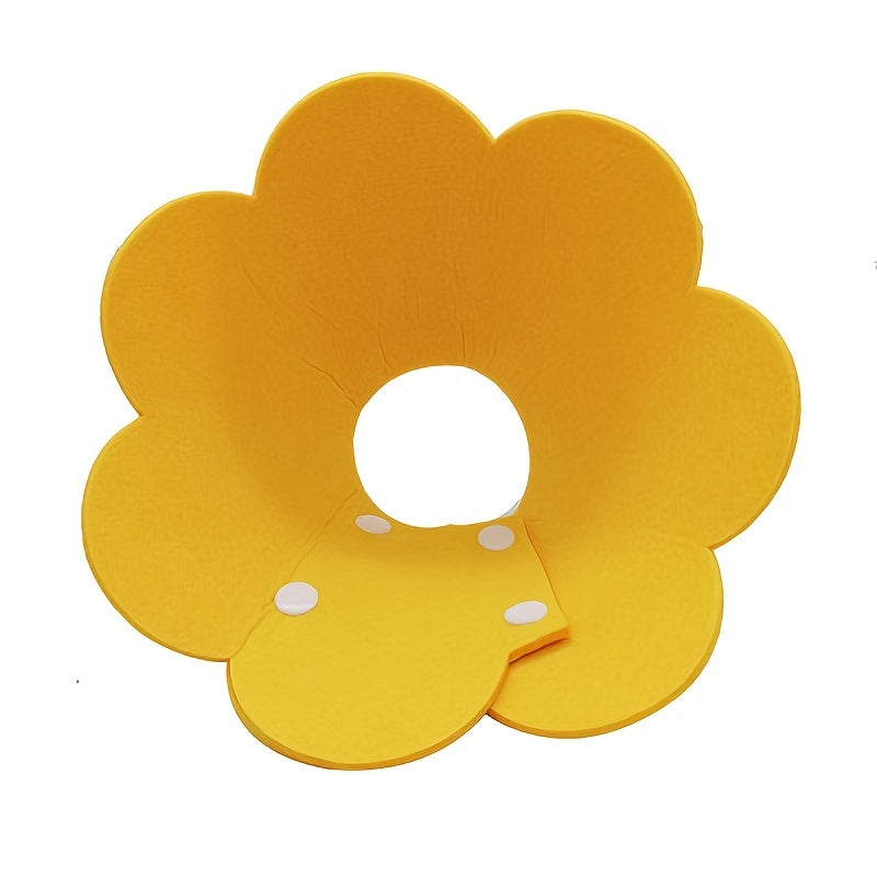 Sunflower Elizabeth Circle EVA Sponge Thin Head Cover for Cats and Dogs, Prevents Licking and Scratching, Neck Circle