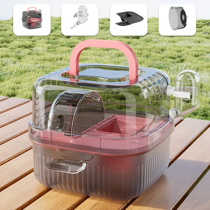 Durable Plastic Small Pet Travel Cage