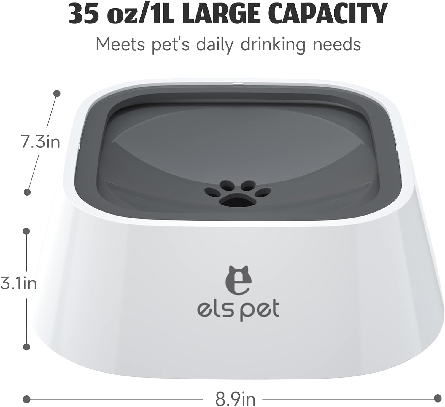 PET Travel Bowl No Spill No Drip Slow Water Feeder/Dispenser