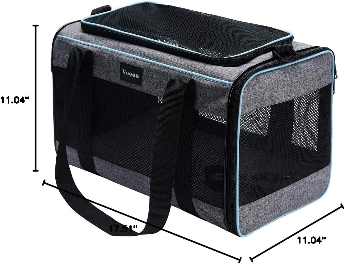 Pet Carrier Soft-Sided Cat Bag Animal Carriers Travel Puppy Carry As a Toy