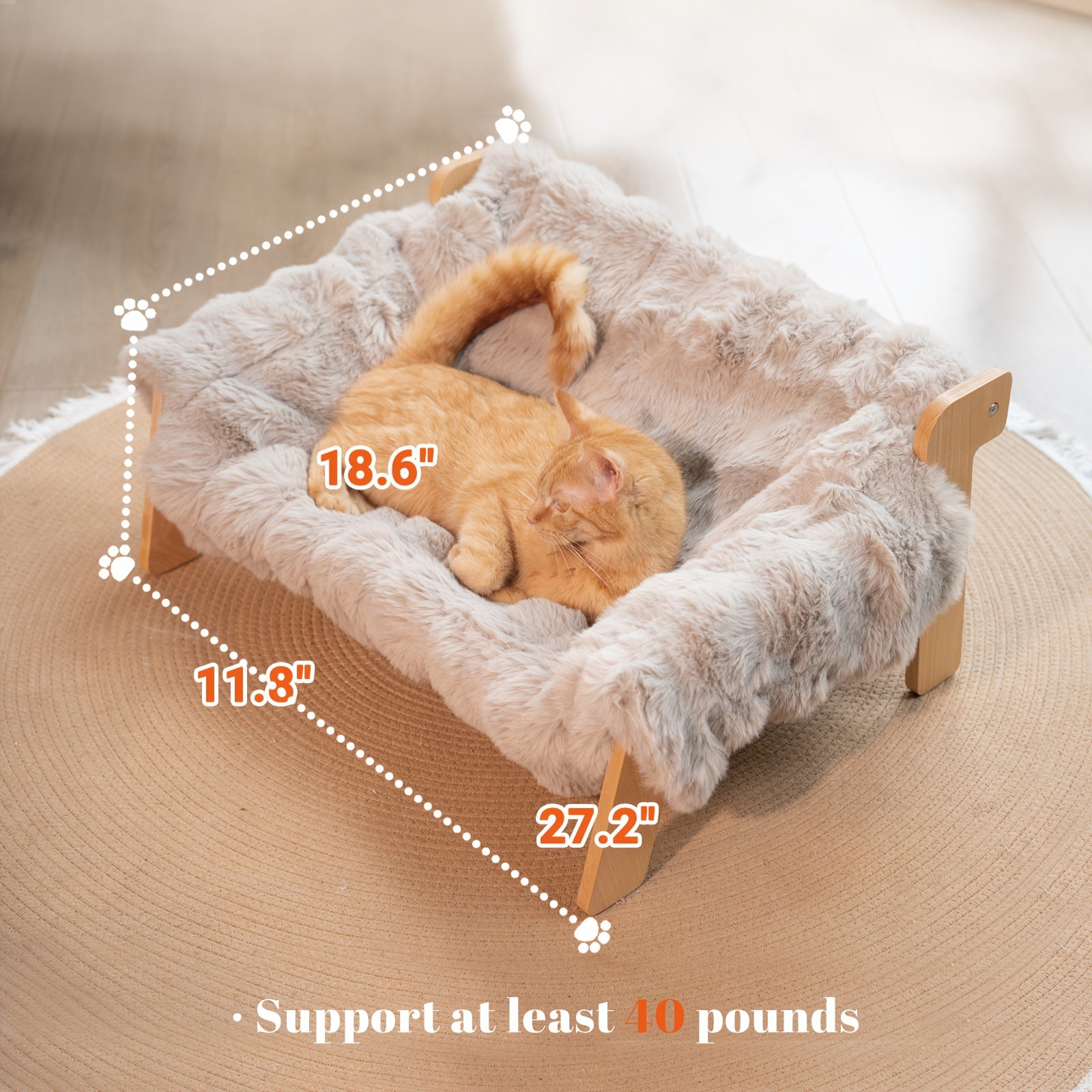 Raised Pet Couch Bed