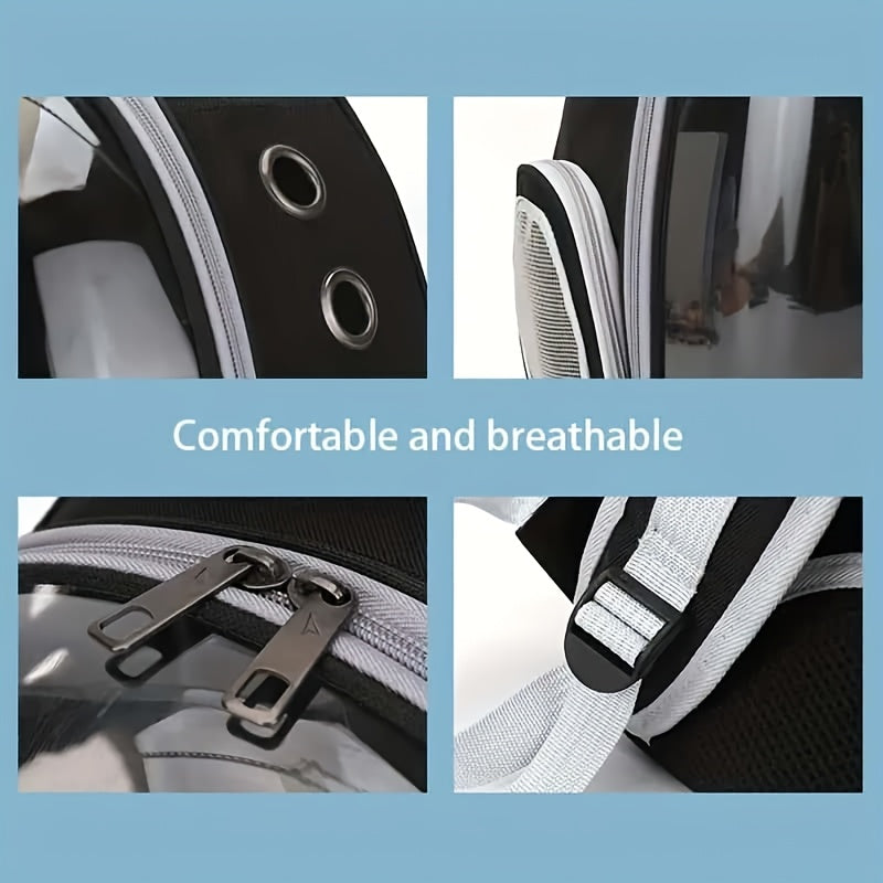 Transparent Breathable Nylon Pet Backpack