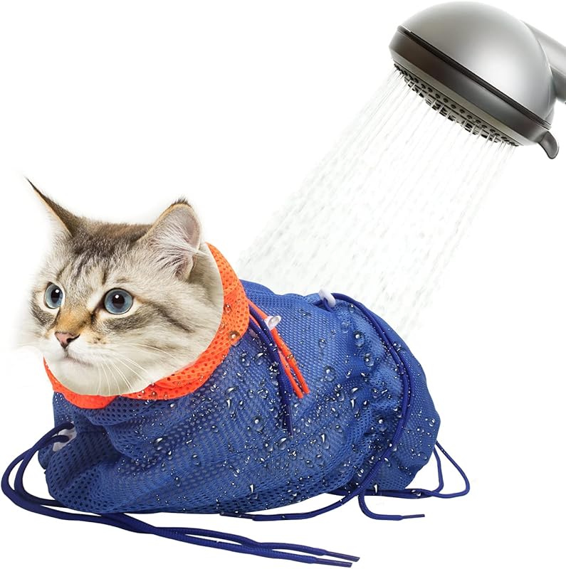 Adjustable Grooming Breathable Mesh Shower Bag