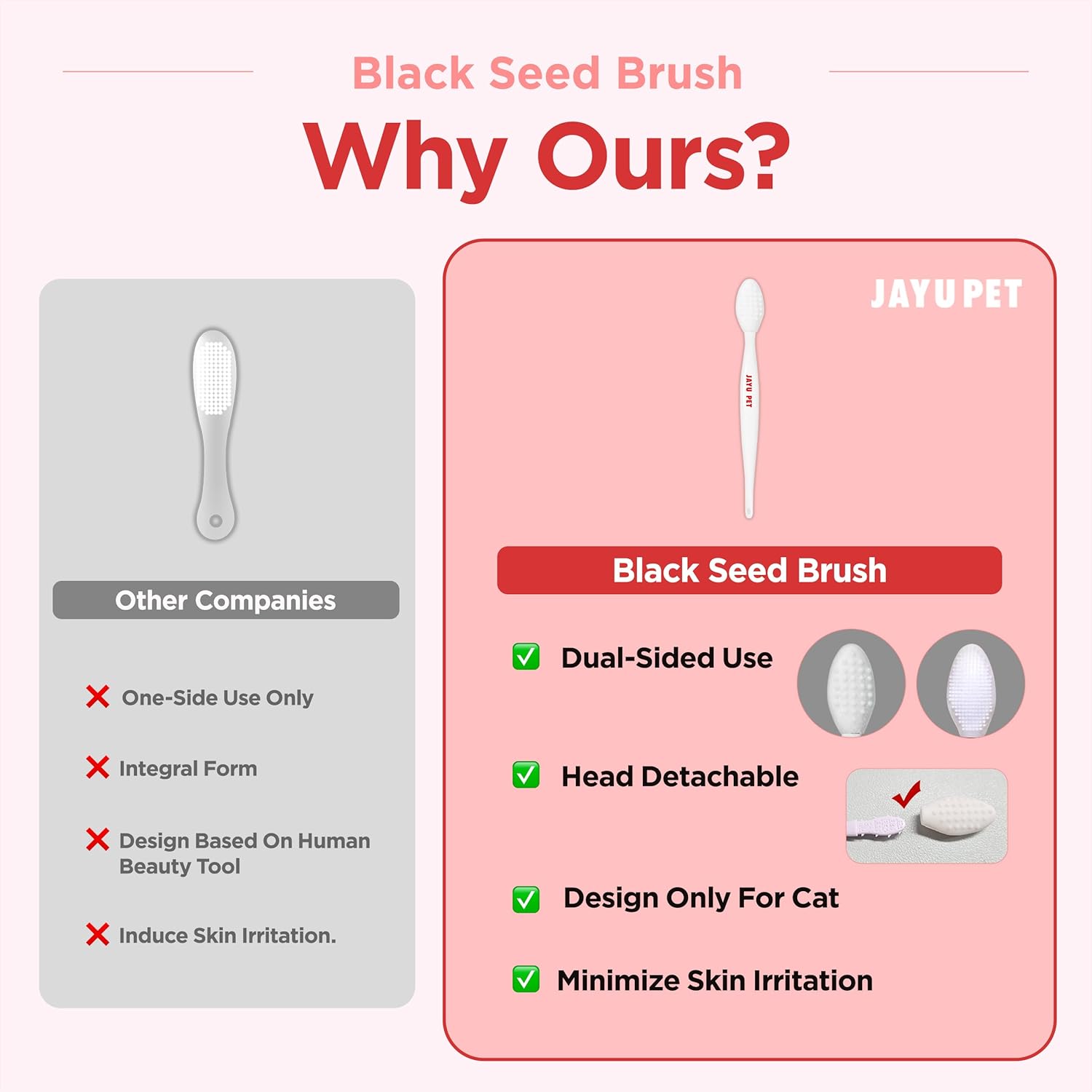 PET Black Seed Brush