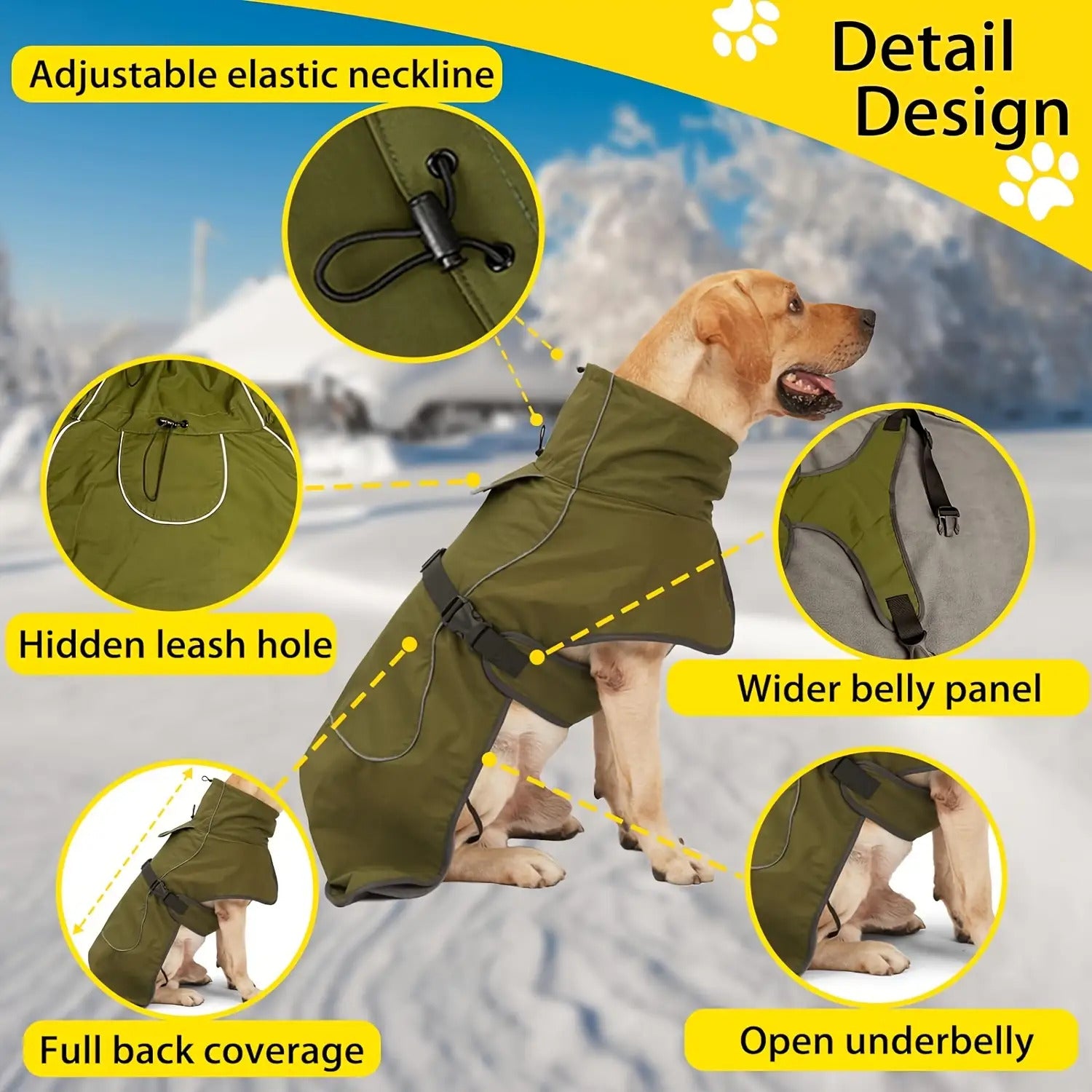 Winter Warmth Double-Layer Dog Jackets
