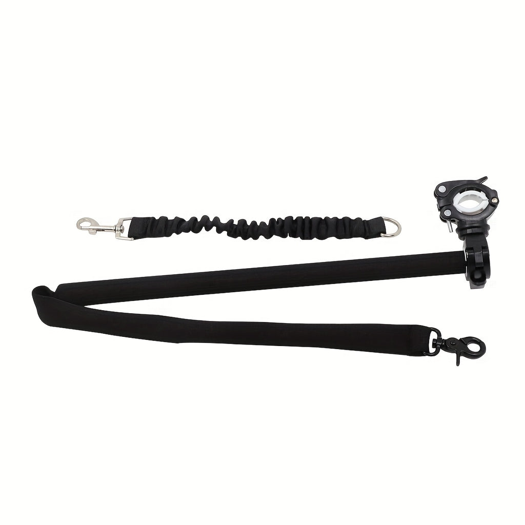 Bike Dog Leash with Detachable Stainless Steel Cable