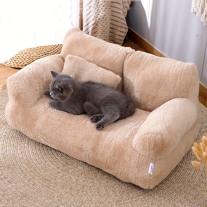 Pet Couch Bed Washable Cat Beds