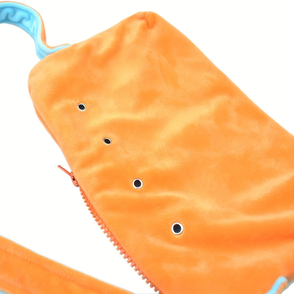 Flannel Small Pet Sling Carrier for Hamsters & Moles