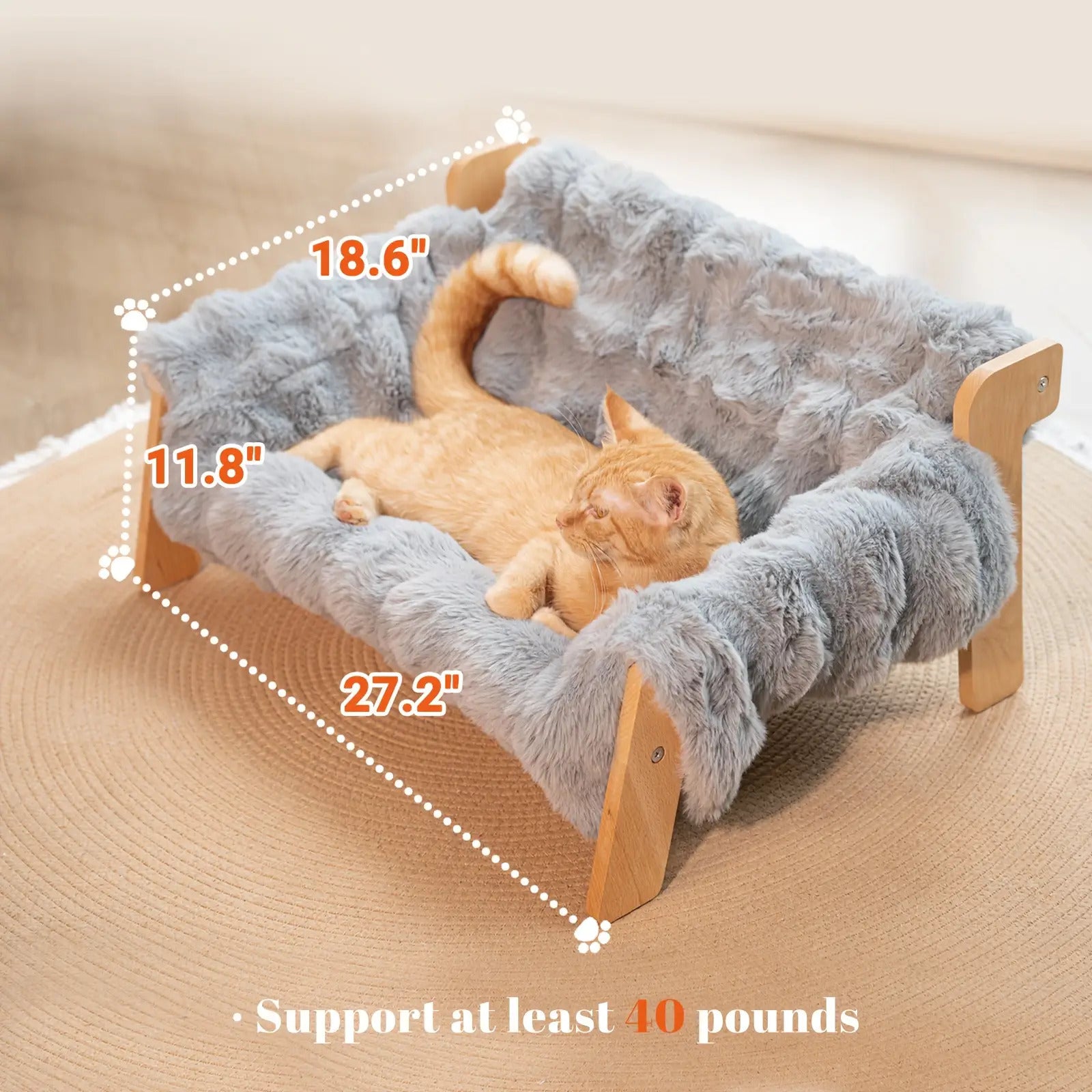 Raised Pet Couch Bed