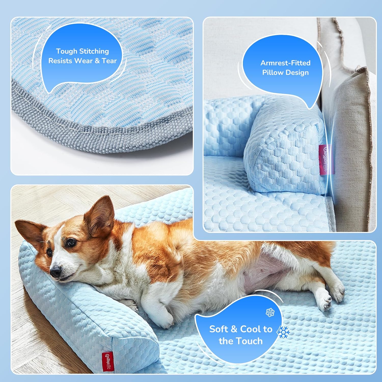 Dog Cooling Bed Mat for Couch
