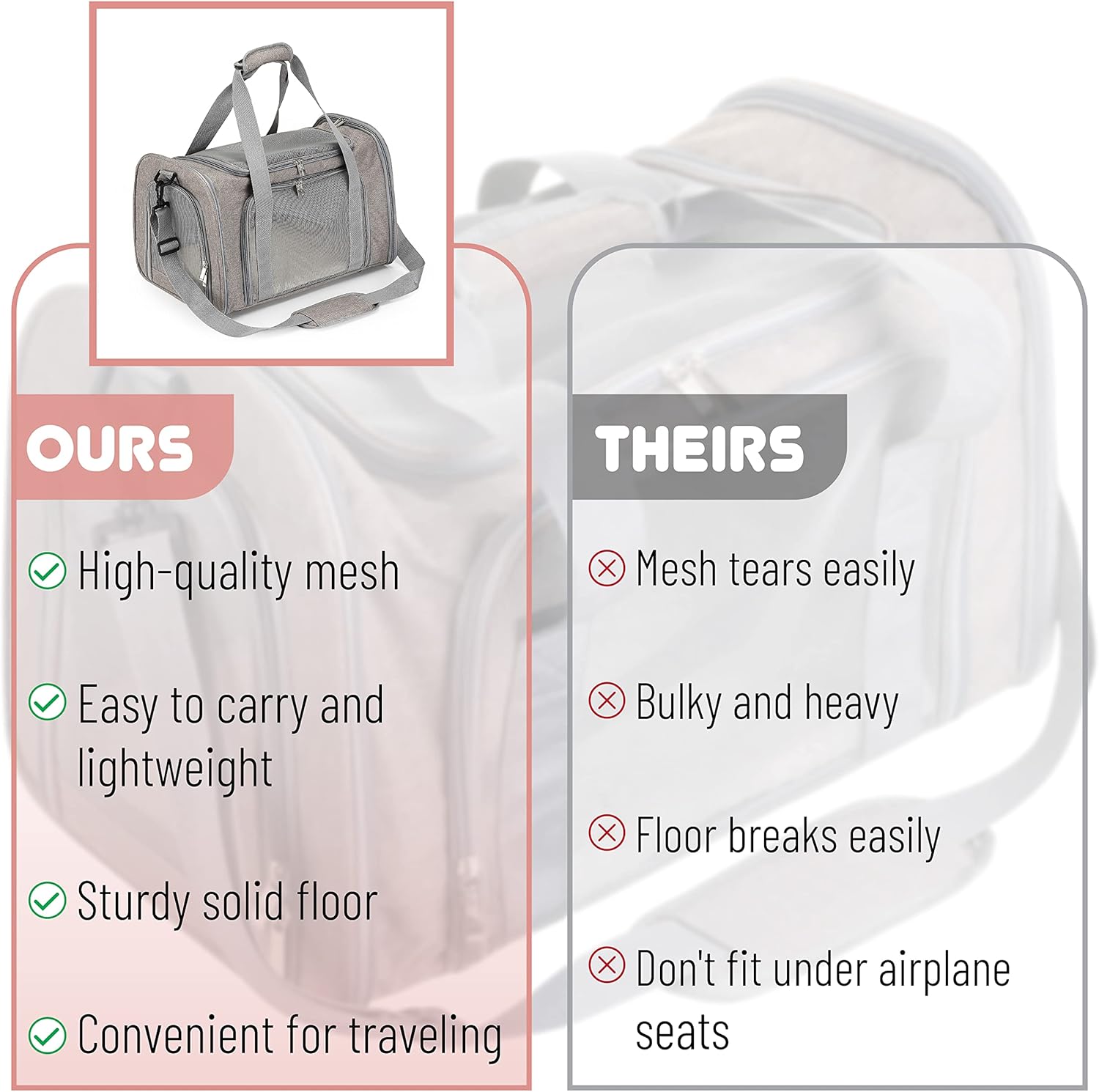 Pet Carrier Dog Carrier Soft Cat Carrier