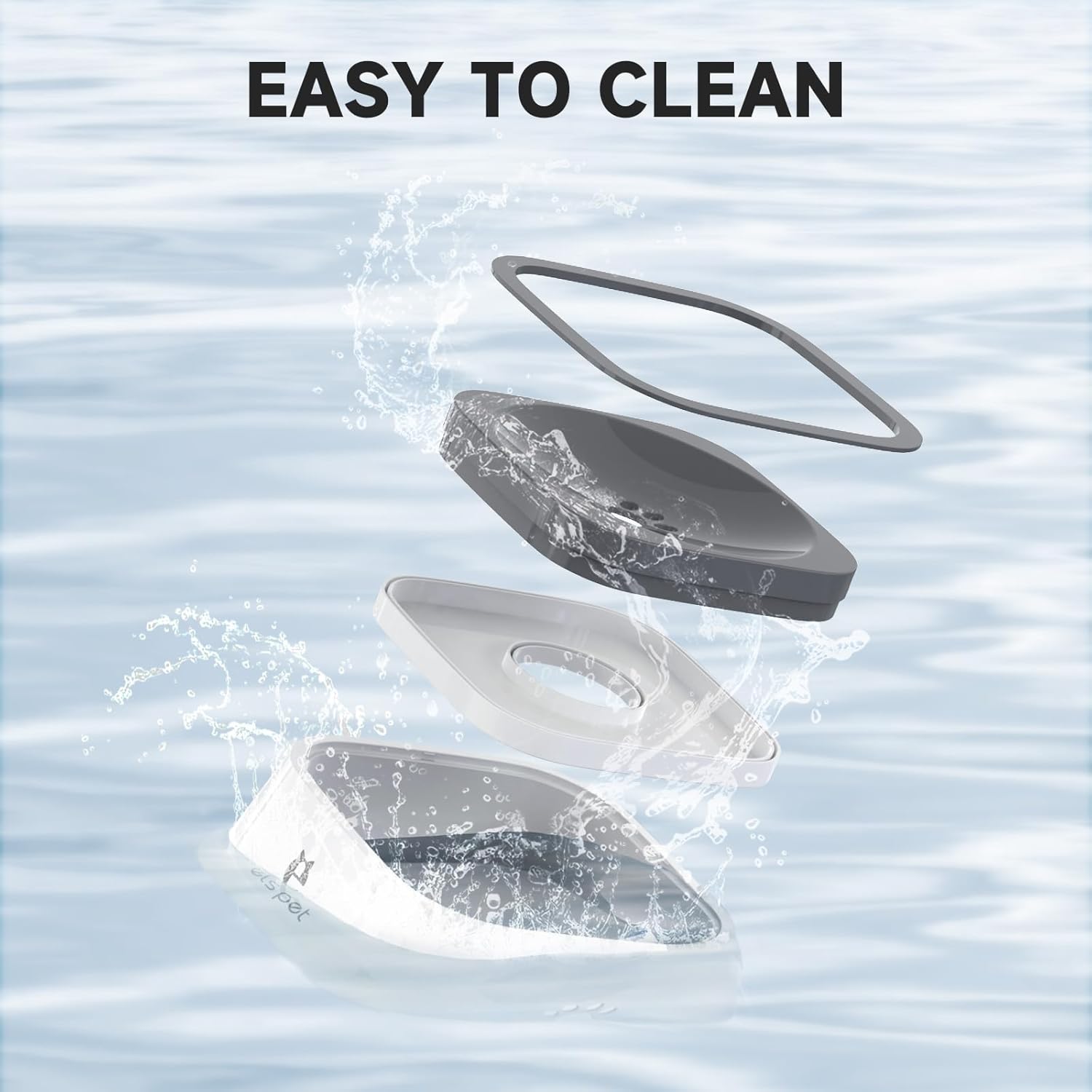 PET Travel Bowl No Spill No Drip Slow Water Feeder/Dispenser