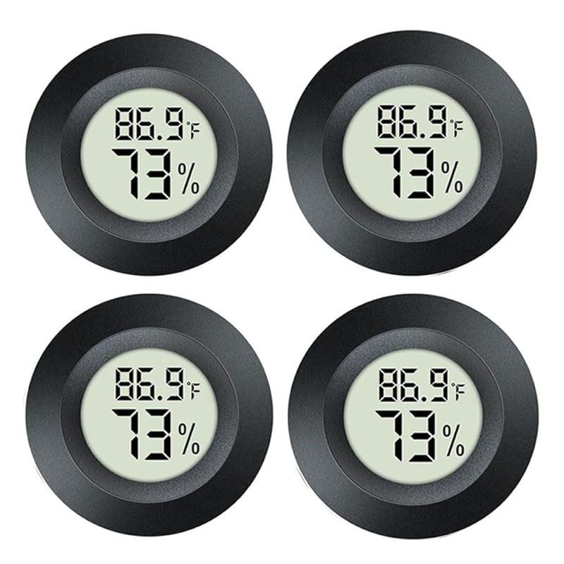 2 Pack Mini Digital Hygrometer Thermometer Gauge