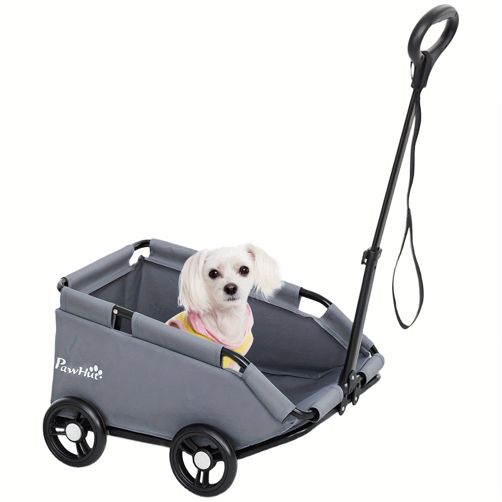 4-Wheel Folding pet stroller with Lightweight Compact Foldable