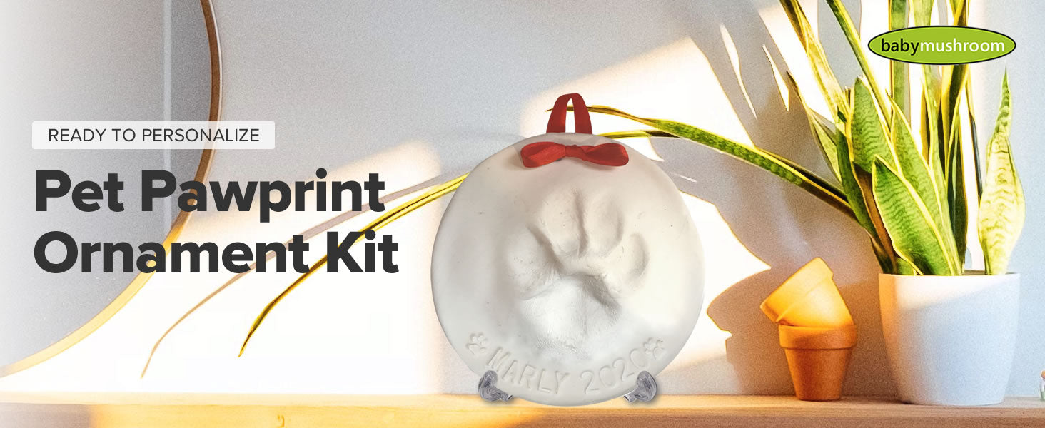 Ultimate Pawprint Keepsake Kit (Makes 2) Bonus Personalization Tool & Display Stands